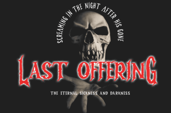 Danger Night Font - Preview 6
