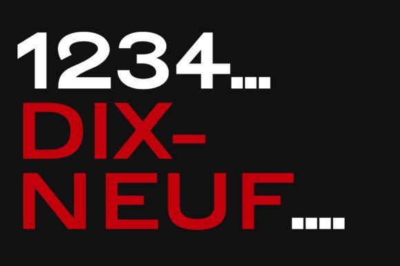 Dix-neuf Font - Preview 3