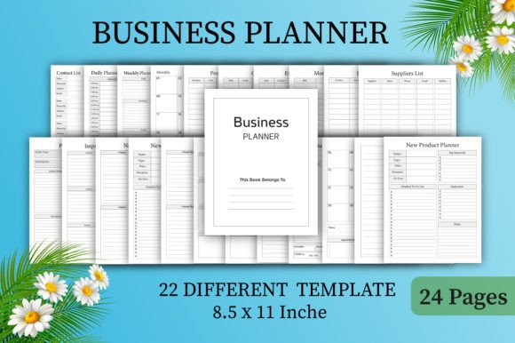 Editable Business Planner for KDP