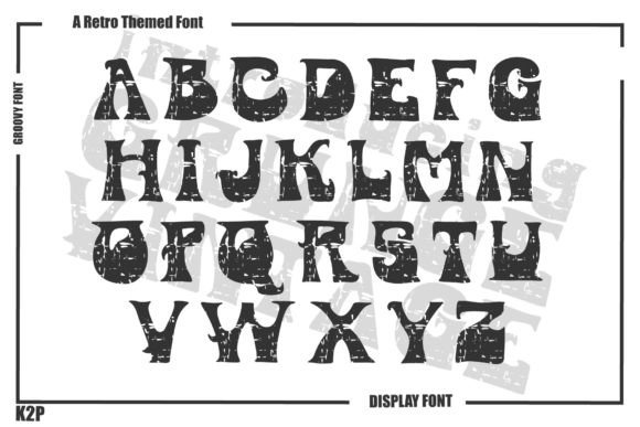 Grunge Vintage Font - Preview 1