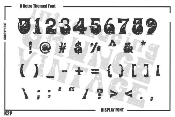 Grunge Vintage Font - Preview 4