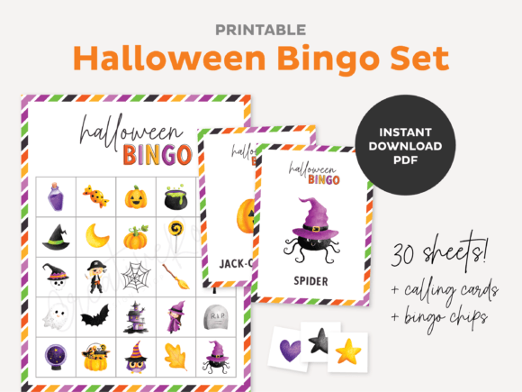 Halloween Bingo Game