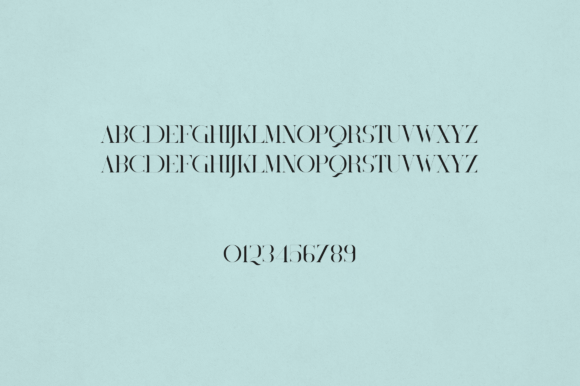 Inezz Font PNG with transparent background - Preview 1