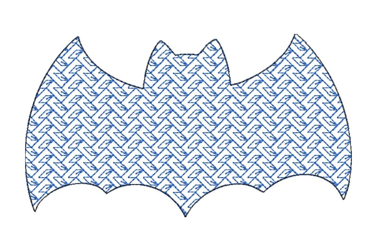 Japanese Sashiko Shape Bat