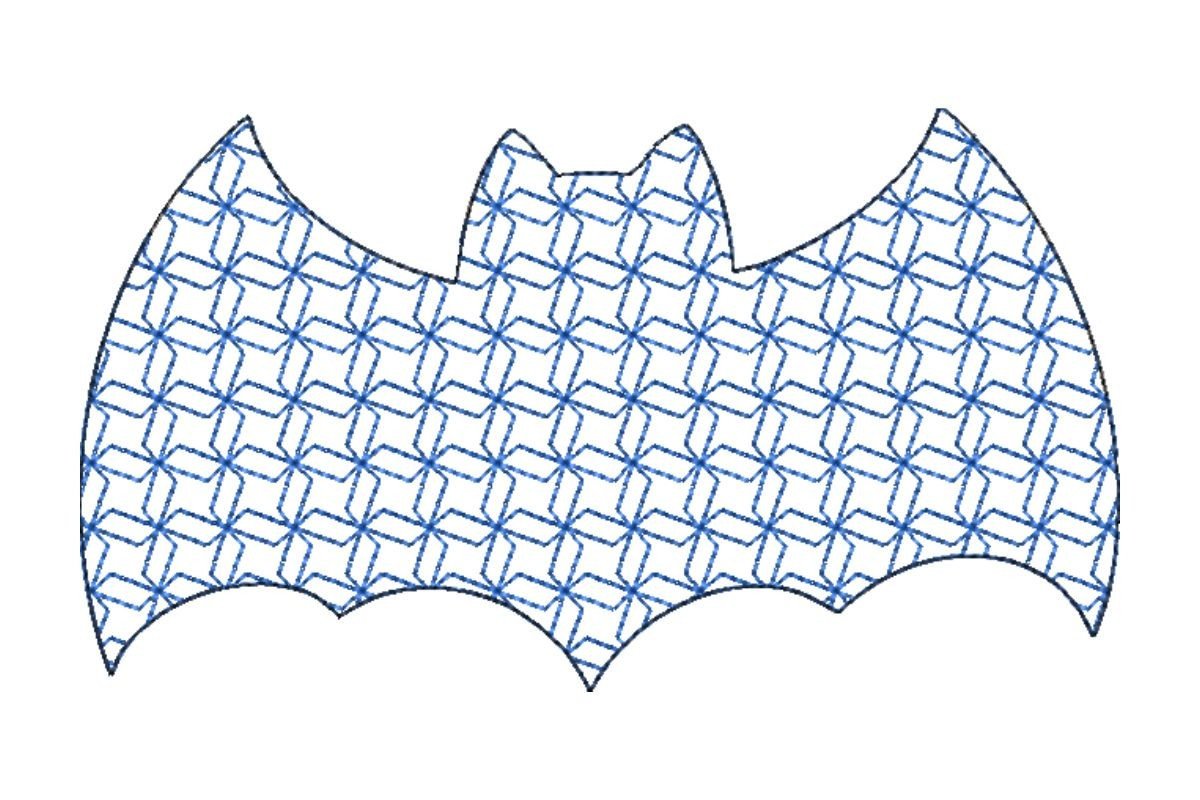Japanese Sashiko Shape Bat