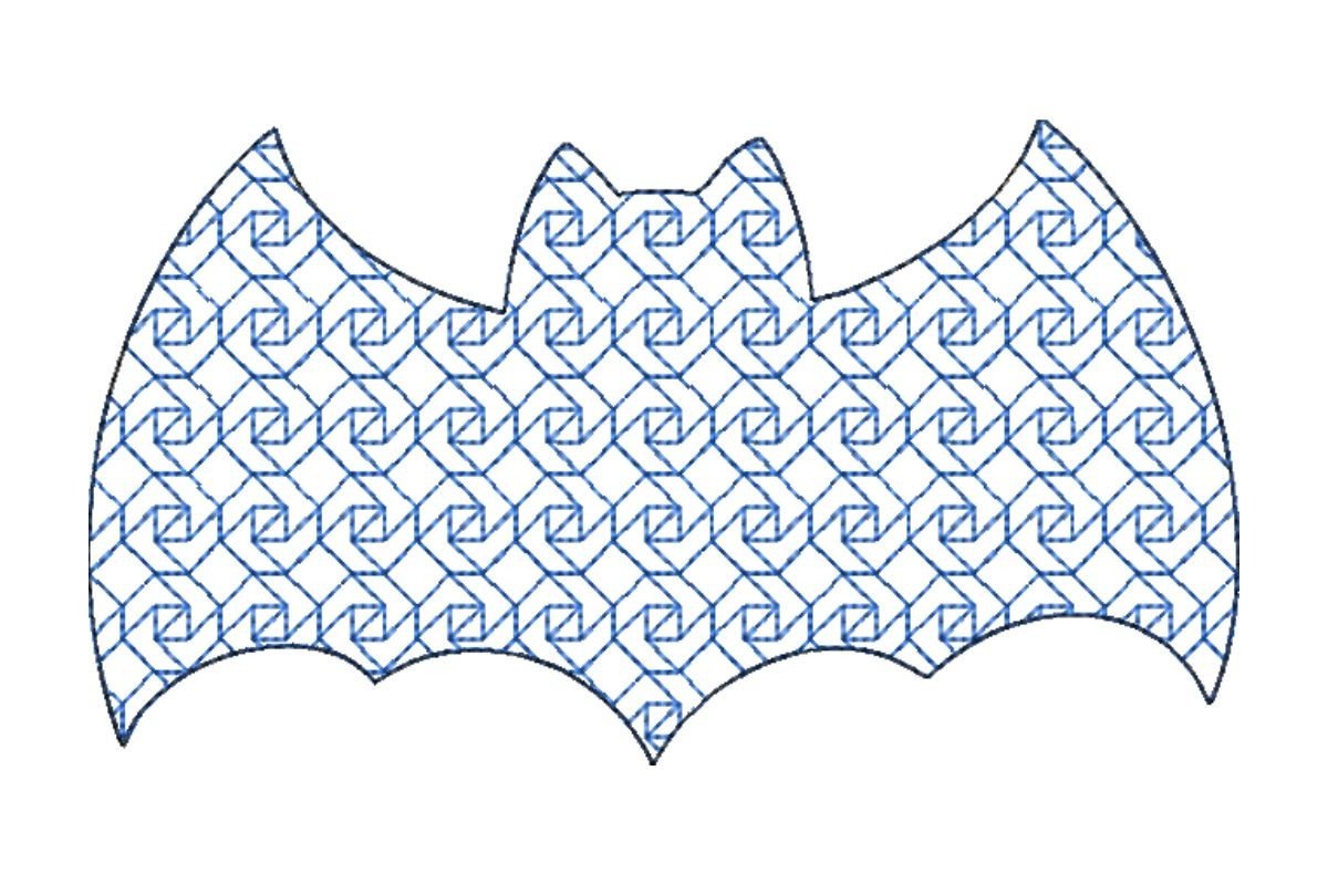 Japanese Sashiko Shape Bat