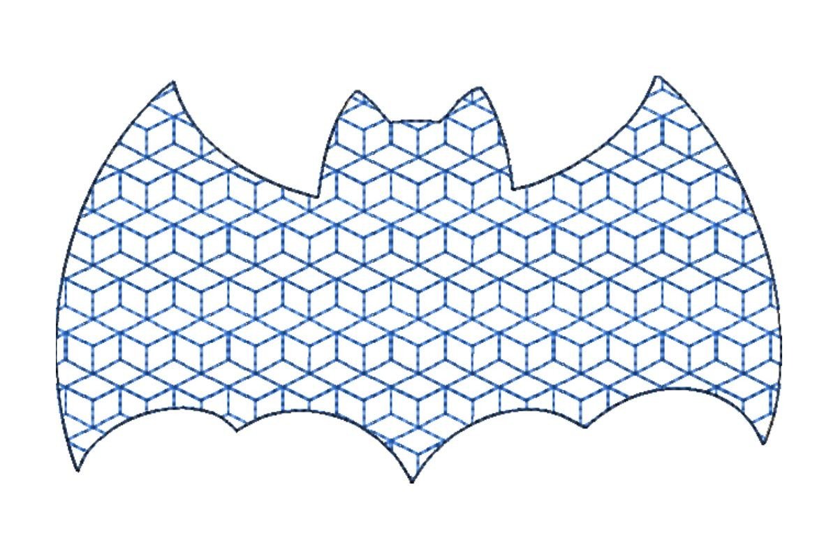Japanese Sashiko Shape Bat