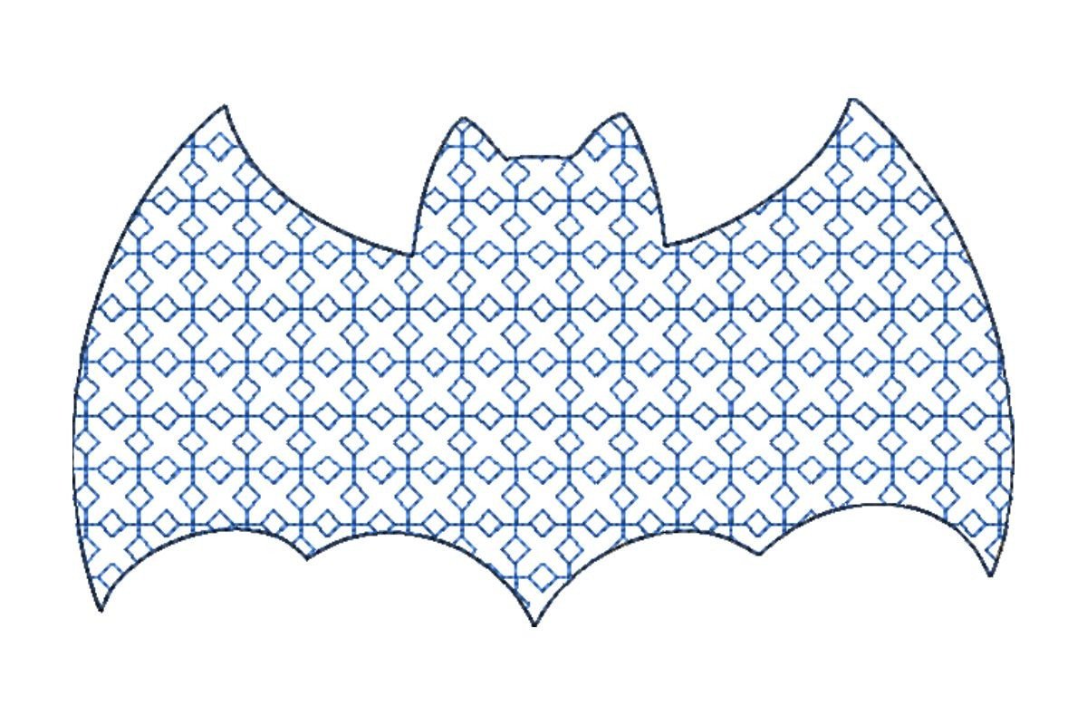 Japanese Sashiko Shape Bat