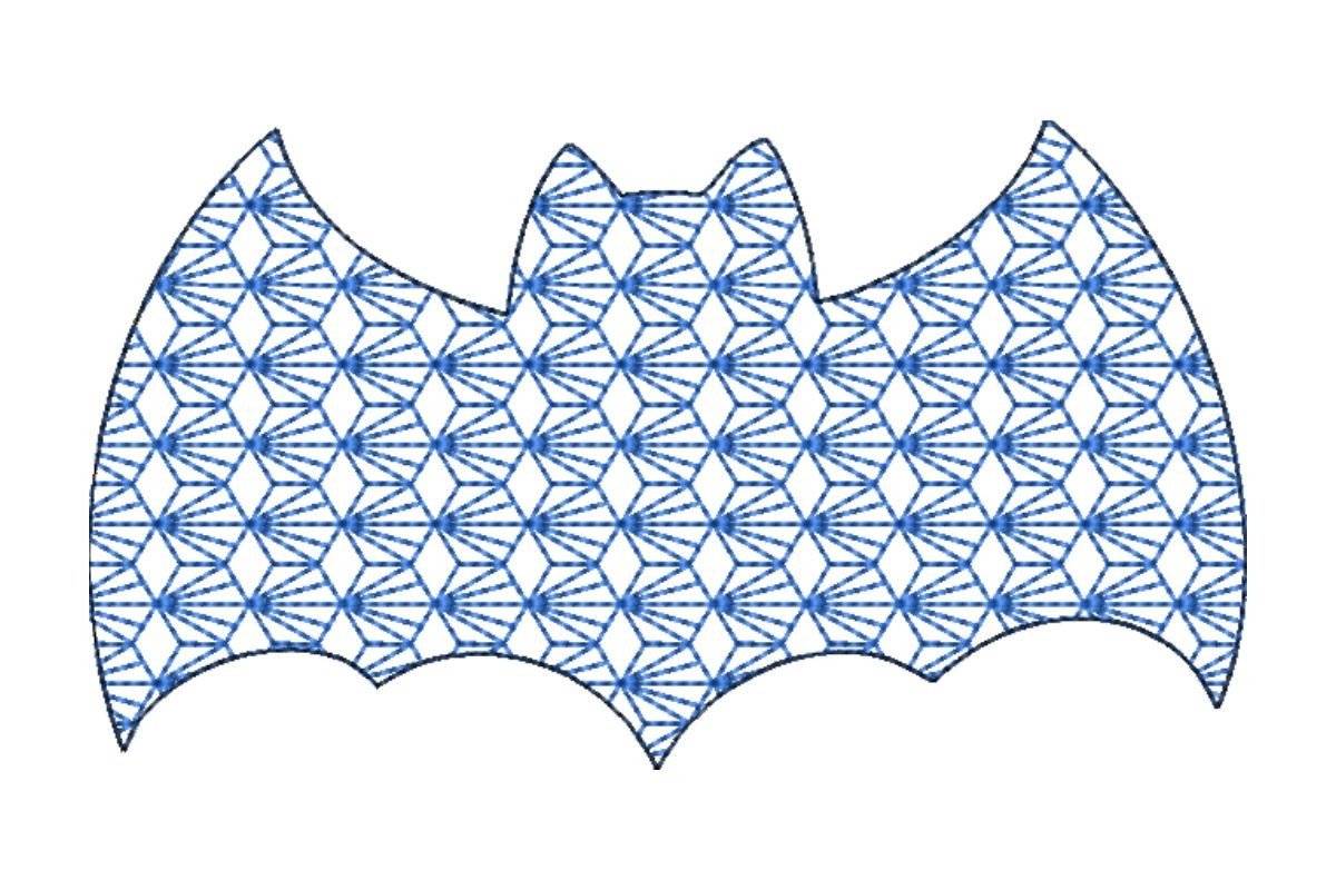 Japanese Sashiko Shape Bat