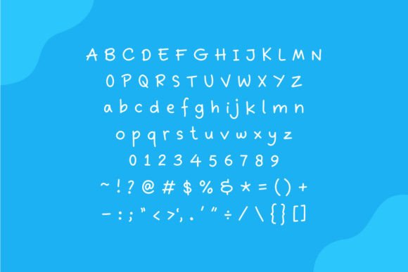 Kidster Font PNG with transparent background - Preview 1