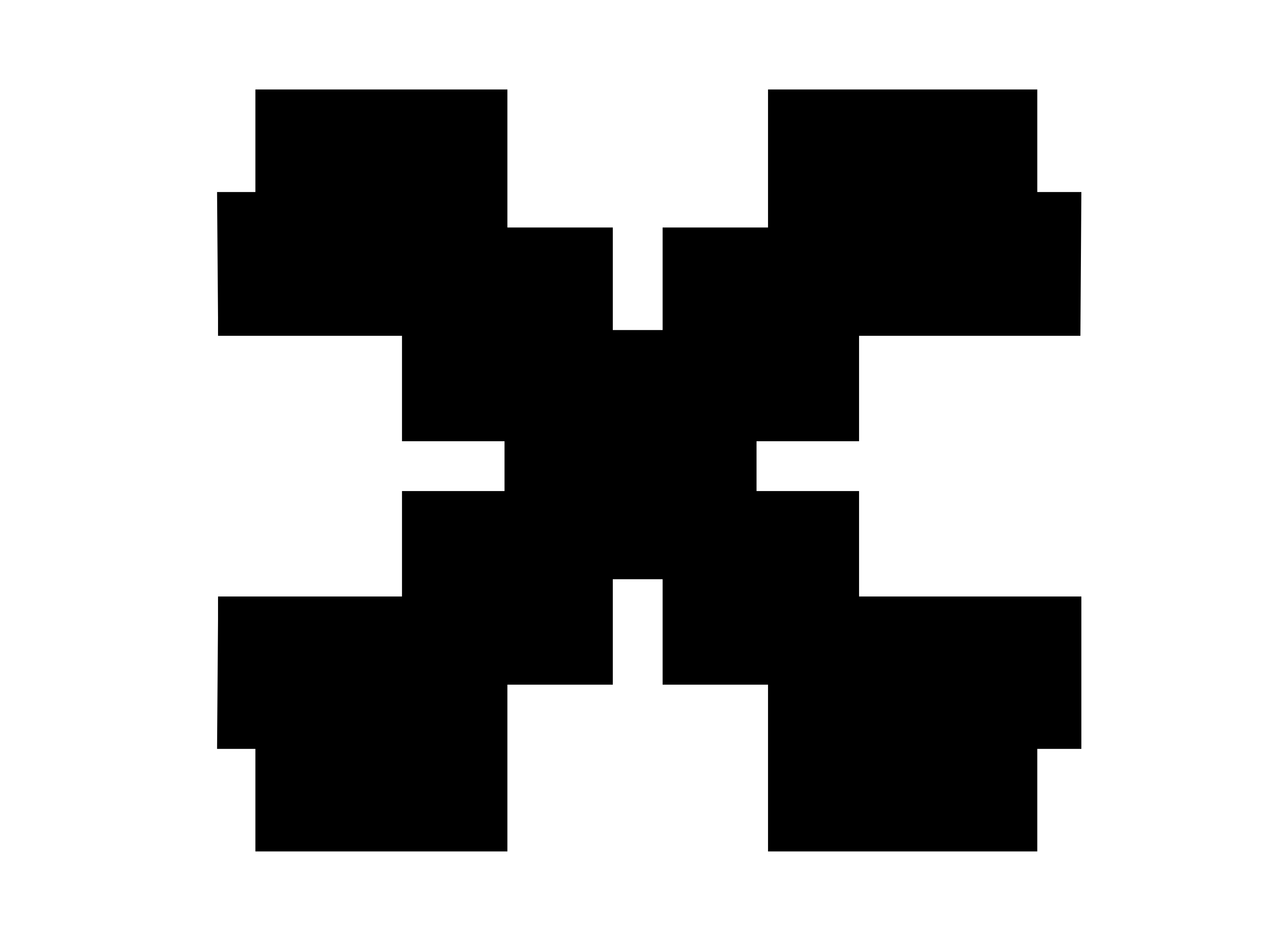 Mono Blocky Bitmap Letter X Graphic by GraphicsBam Fonts · Creative Fabrica