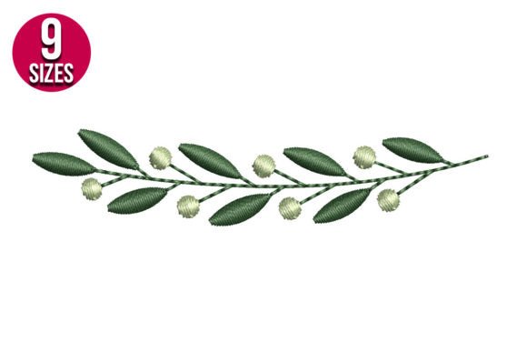 Olive Leaves Border