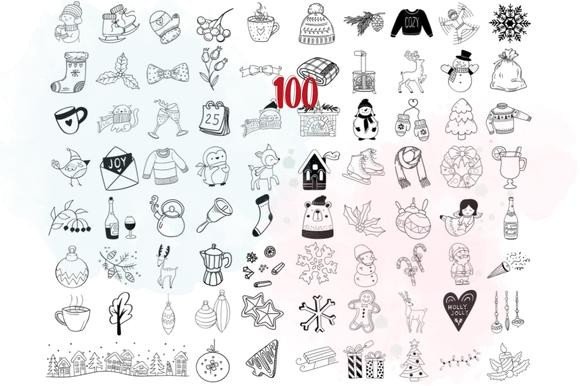 Procreate Christmas Stamps Brushes - photo 2