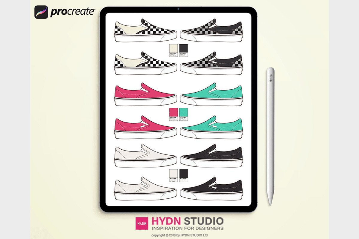 Shoes Design Set Procreate Stamp Brushes - photo 6