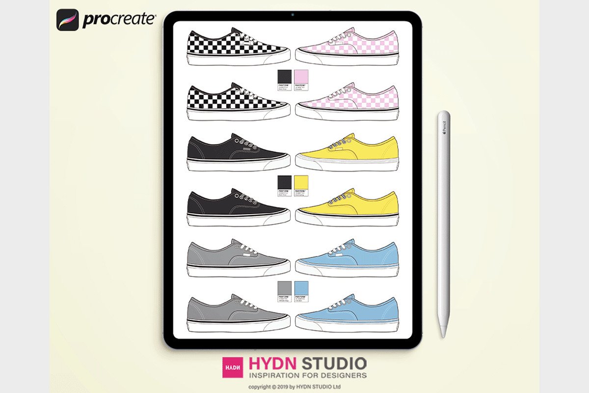 Shoes Design Set Procreate Stamp Brushes - photo 7