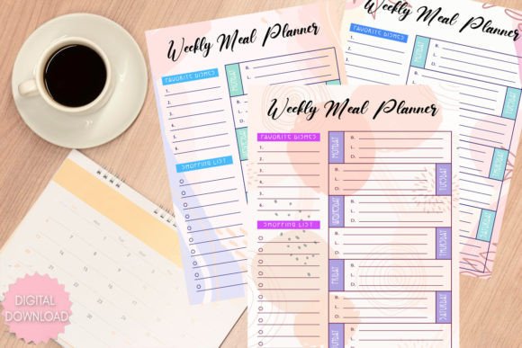 Weekly Meal Planner Set