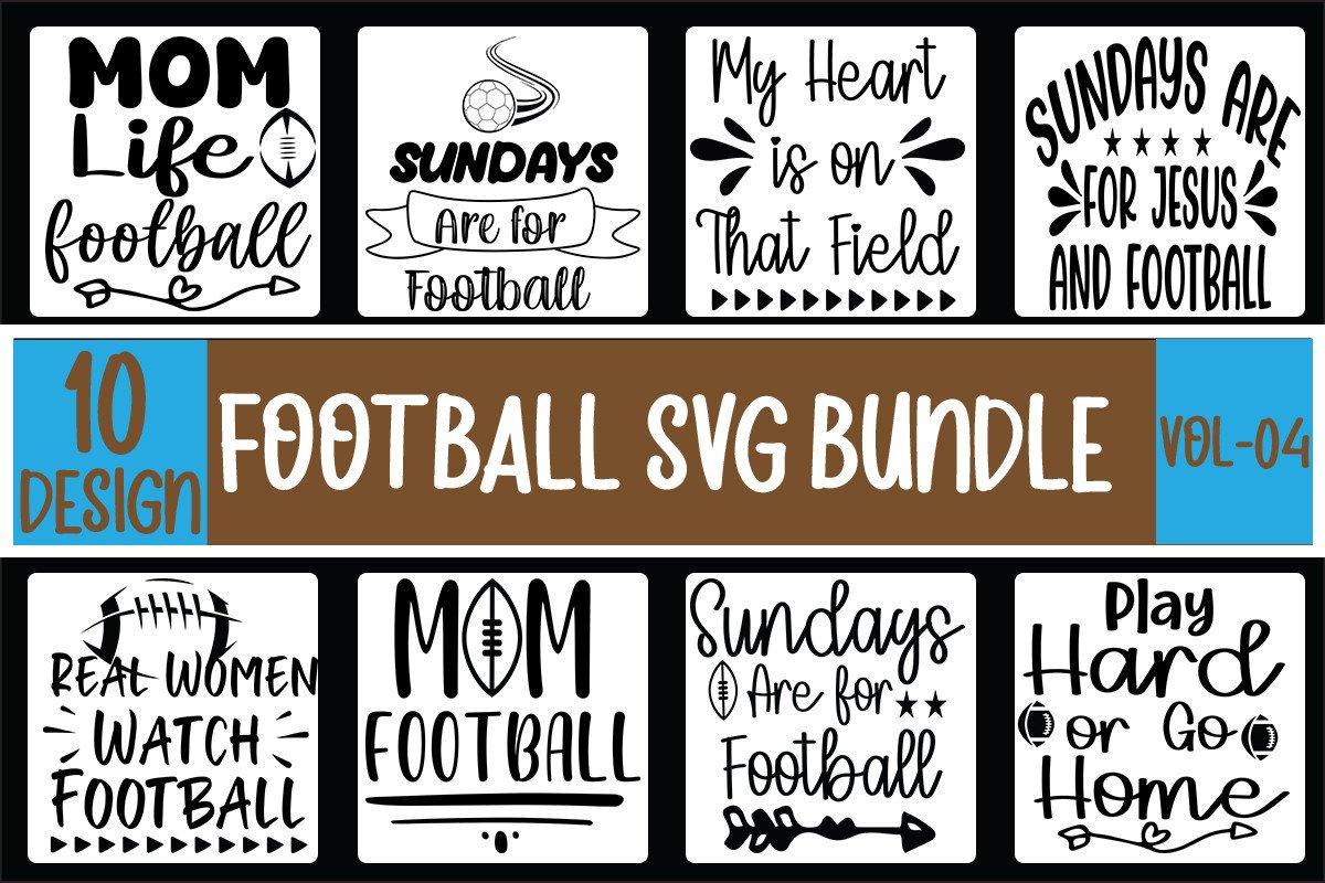 10 Football Svg Bundle Graphic by thesvgfactory · Creative Fabrica
