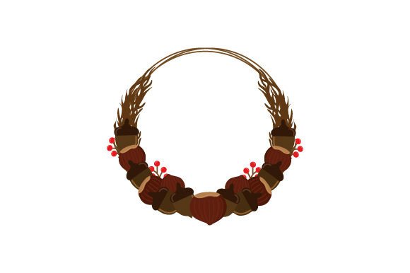Chestnuts and Acorns Wreath