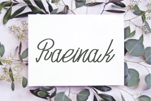 Aeeilwa Font - Preview 1