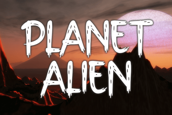 Alien Font - Preview 3