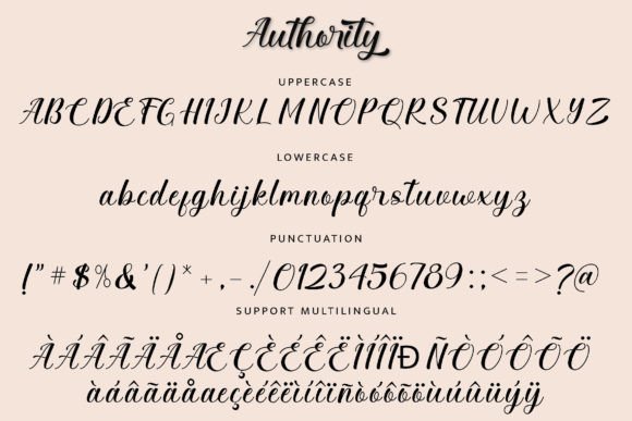 Authority Font - Preview 6