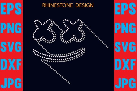 Vector Rhinestone Templates Blessed Rhinestone Template Graphic by creative rhinestone · Creative ...