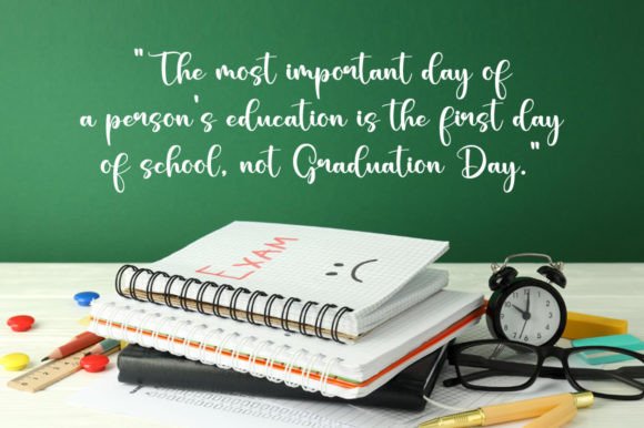 Back to School Font - Preview 1
