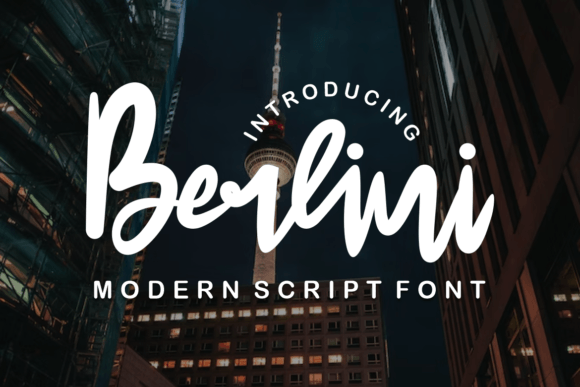 Berlini Font - Preview 1