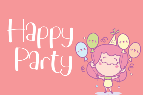 Birthday Font - Preview 1