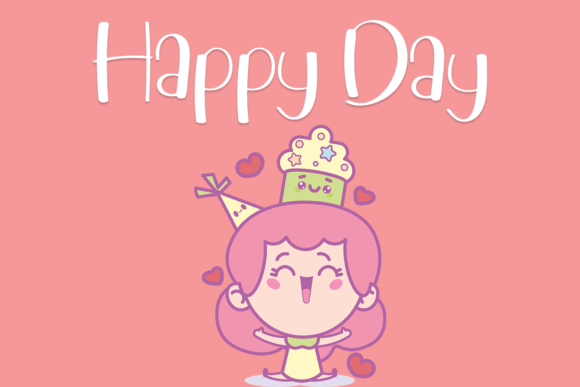 Birthday Font - Preview 2