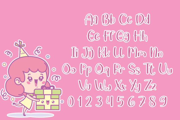 Birthday Font - Preview 5