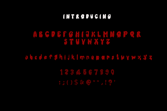 Blood Lover Font - Preview 2