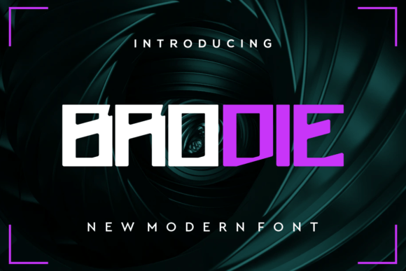 Brodie Bron Font - Preview 1
