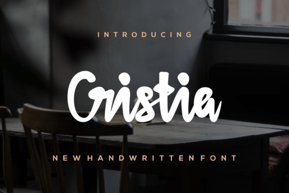 Cristiabrush Font - Preview 1