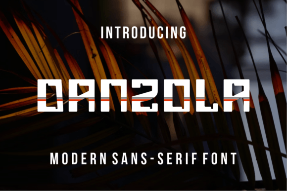 Danzola Font - Preview 1