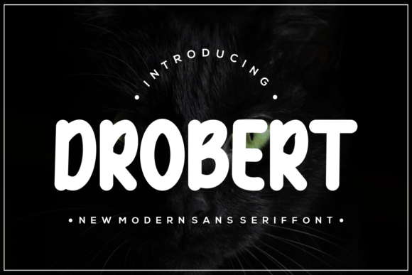 Drobert Font - Preview 1