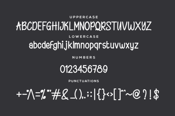 Fog Forest Font Font - Preview 1