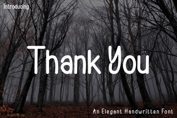 Fog Forest Font Font - Preview 2