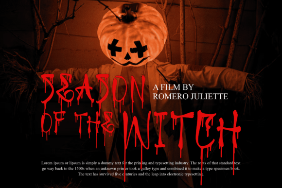 Haloween Freaky Font - Preview 2
