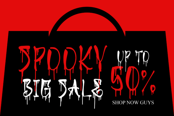 Haloween Freaky Font - Preview 3