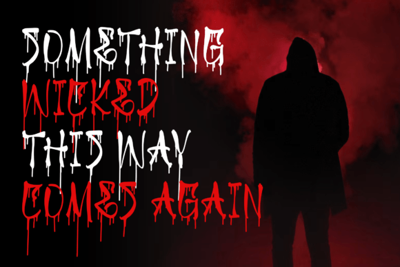 Haloween Freaky Font - Preview 4