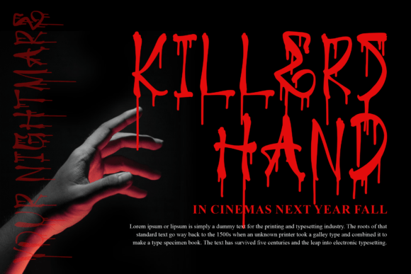 Haloween Freaky Font - Preview 6