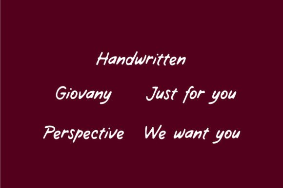Heyna Font PNG with transparent background - Preview 1