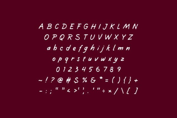 Heyna Font PNG with transparent background - Preview 2