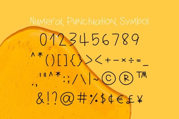 Hunny Bunny Font PNG with transparent background - Preview 4