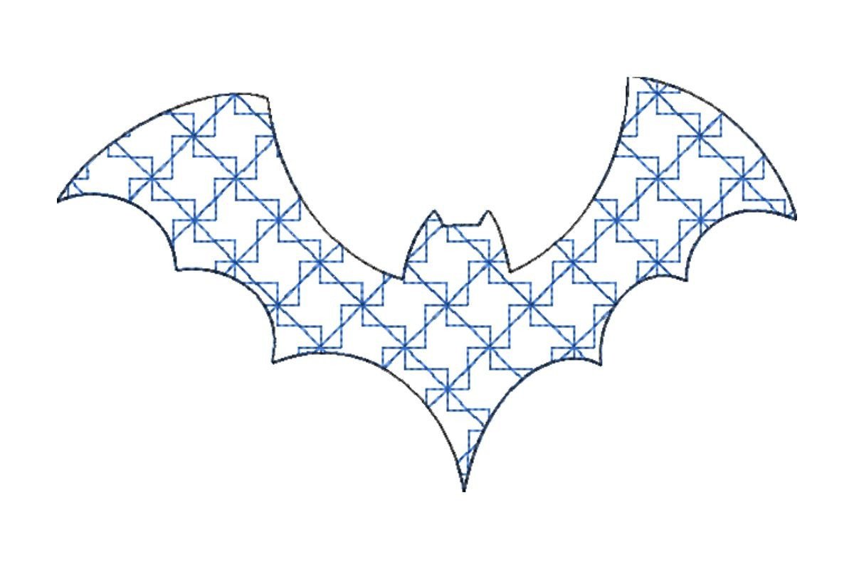 Japanese Sashiko Shape Bat