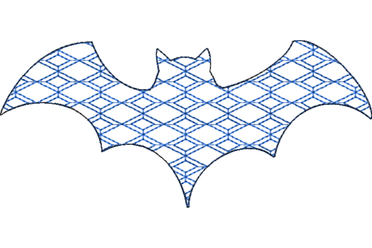 Japanese Sashiko Shape Bat