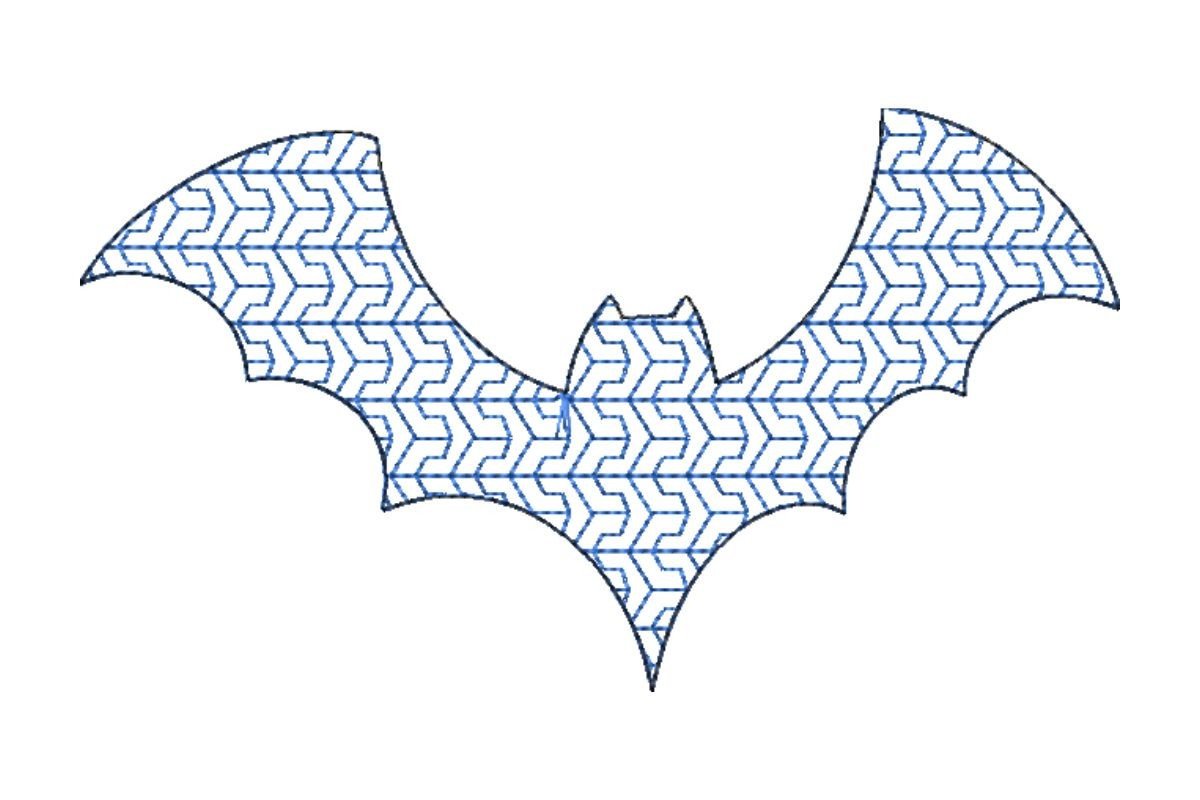 Japanese Sashiko Shape Bat