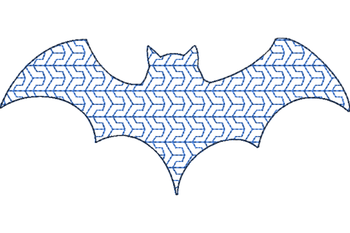 Japanese Sashiko Shape Bat