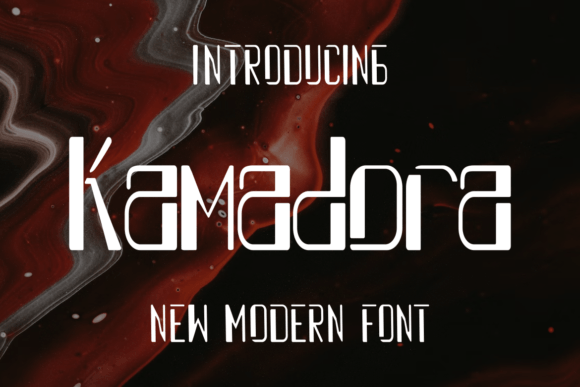 Kamadora Font PNG with transparent background - Preview 1